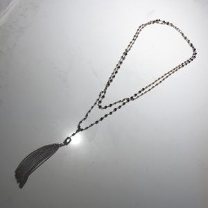 Stella & Dot Gitane tassel necklace